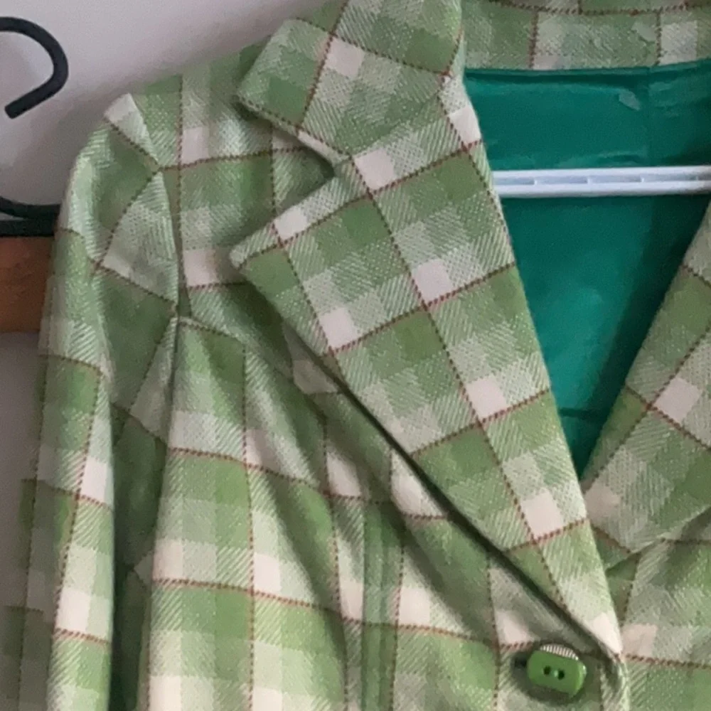 Colorful Abstract Women's suit blazer pants lined - Picture 4 of 15